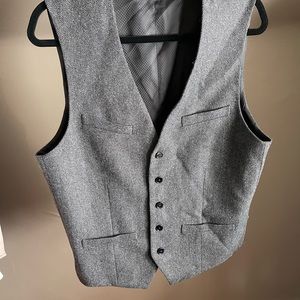 Express Mens tweed vest